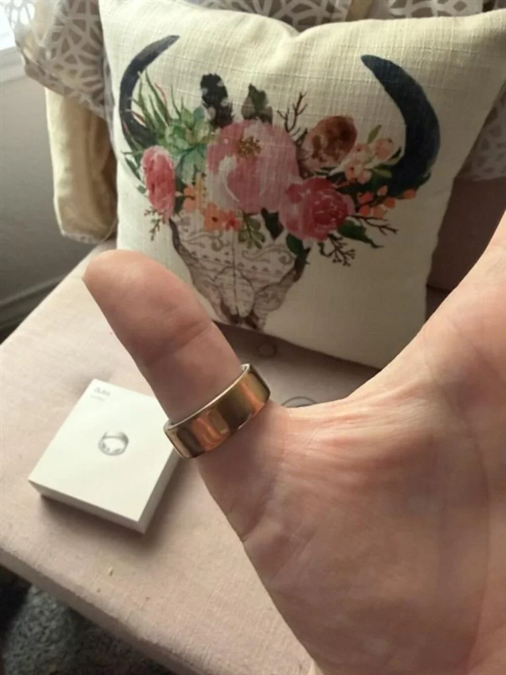 Oura Ring, Gen 4, Size 9, Rose Gold